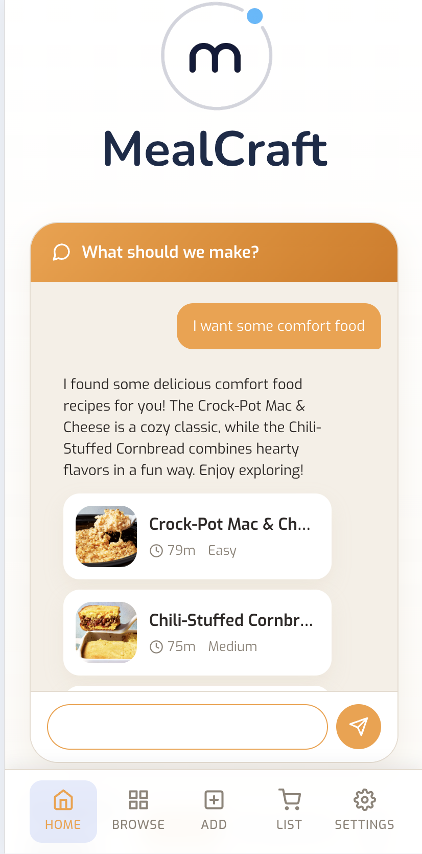 AI Recipe Search